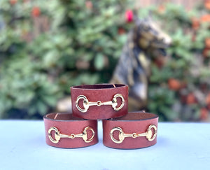 Leather Snaffle Cuff