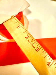 Orange grosgrain ribbon
