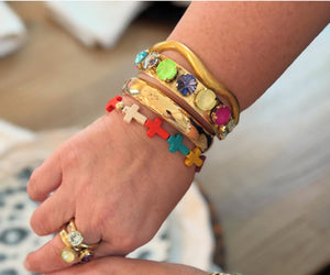 Cross Stretch Bracelet