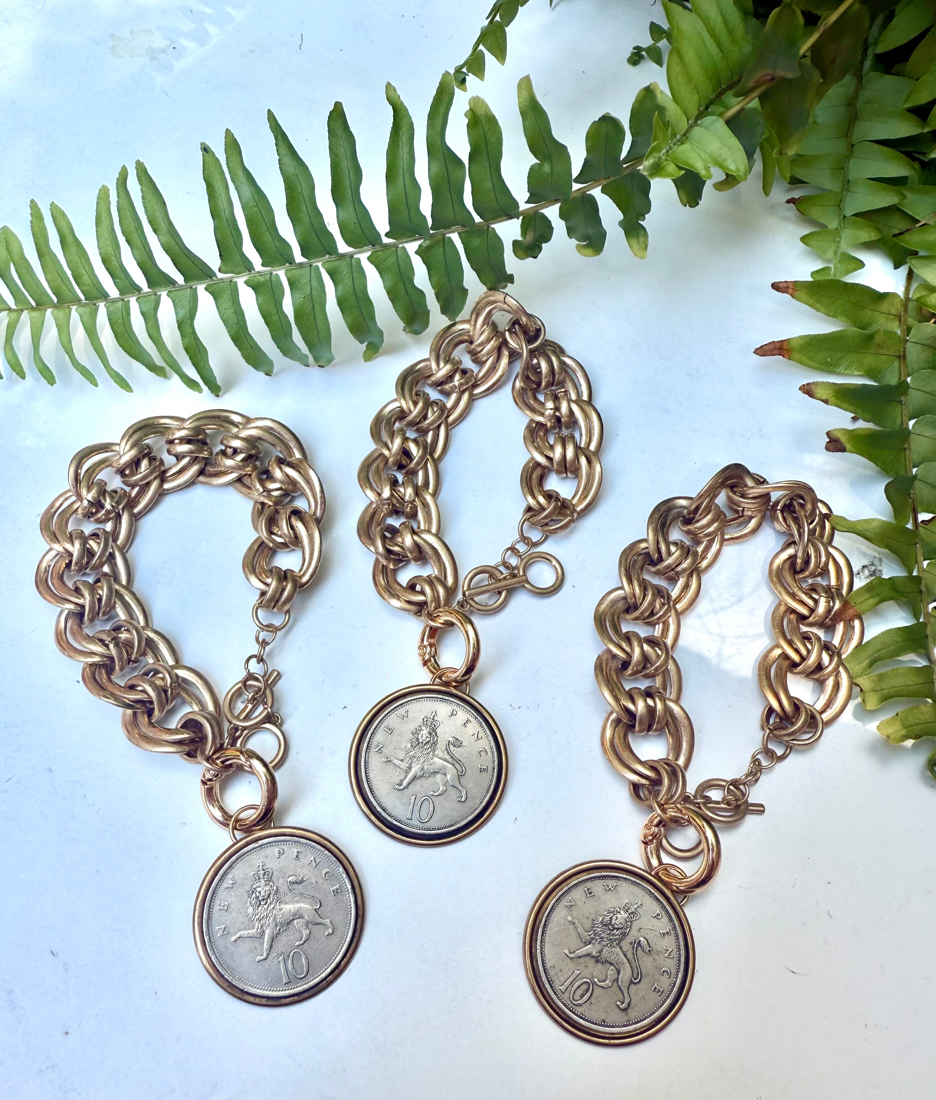 Lion Coin Bracelet