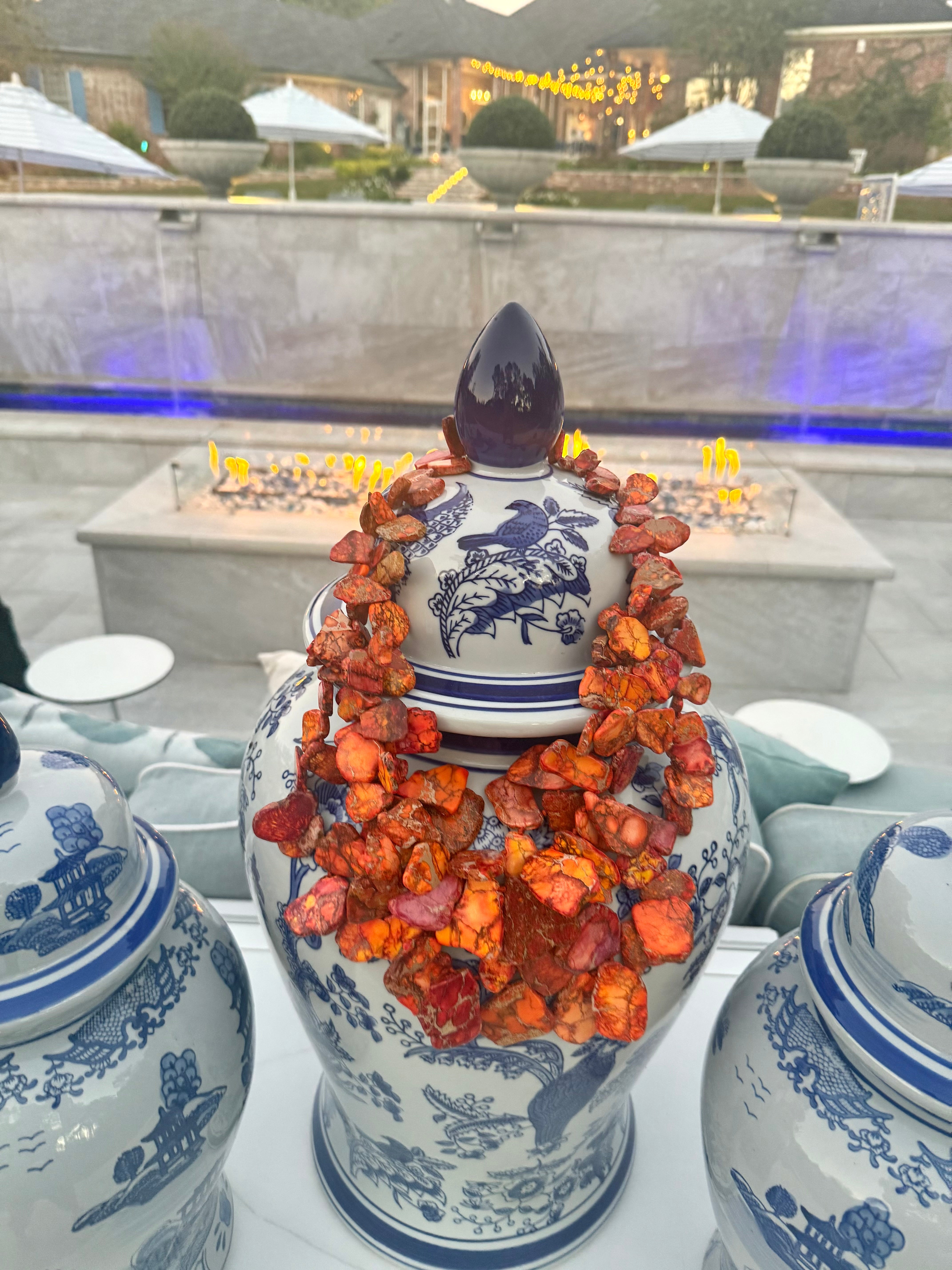 Double strand necklace