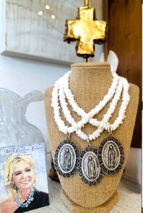 Our Lady Puka Shell Necklace