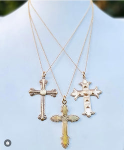 Floral cross