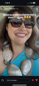 The Stephanie Shell statement necklace