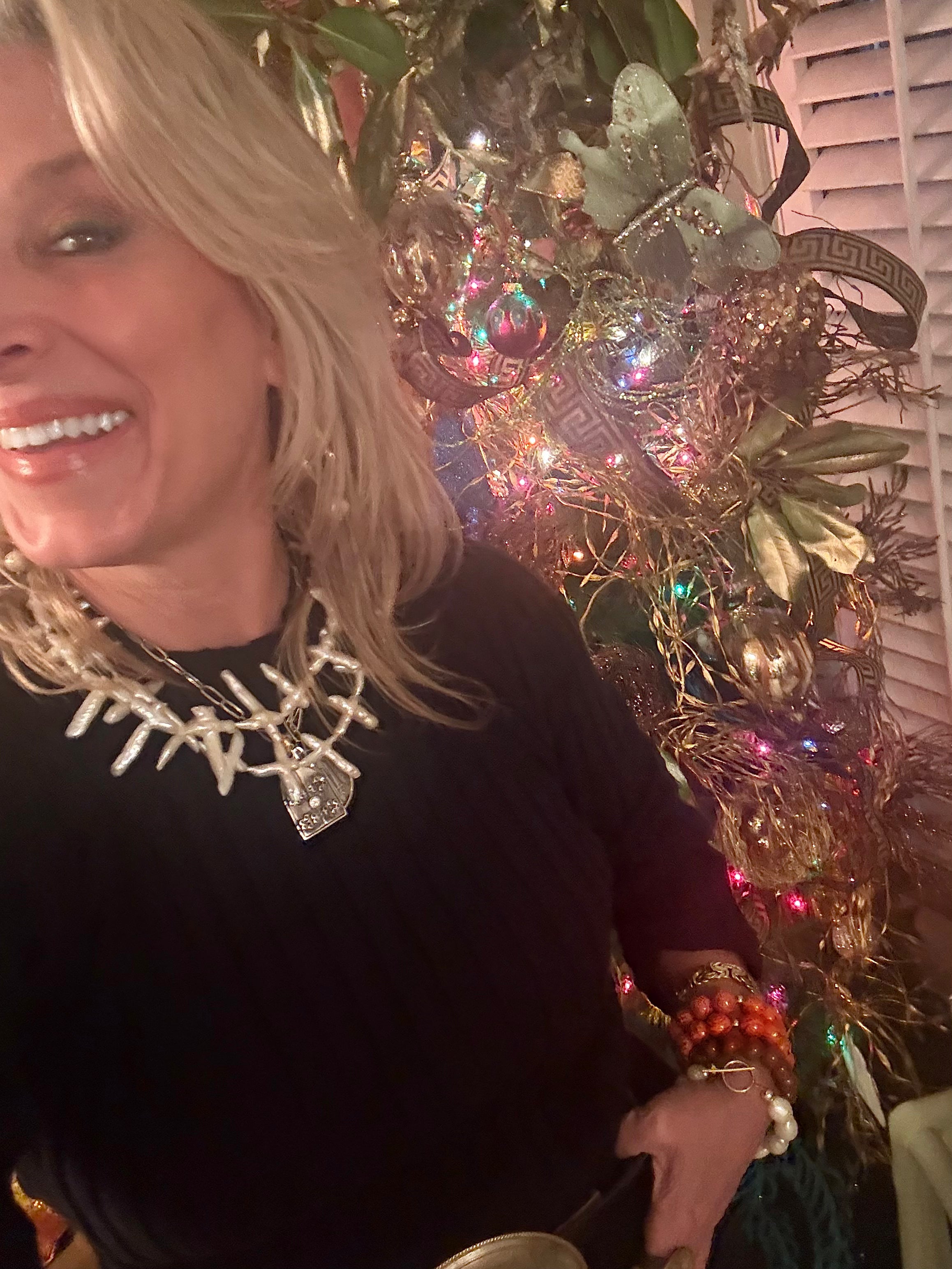 The Shelly Freshwater Pearl Cross Necklace