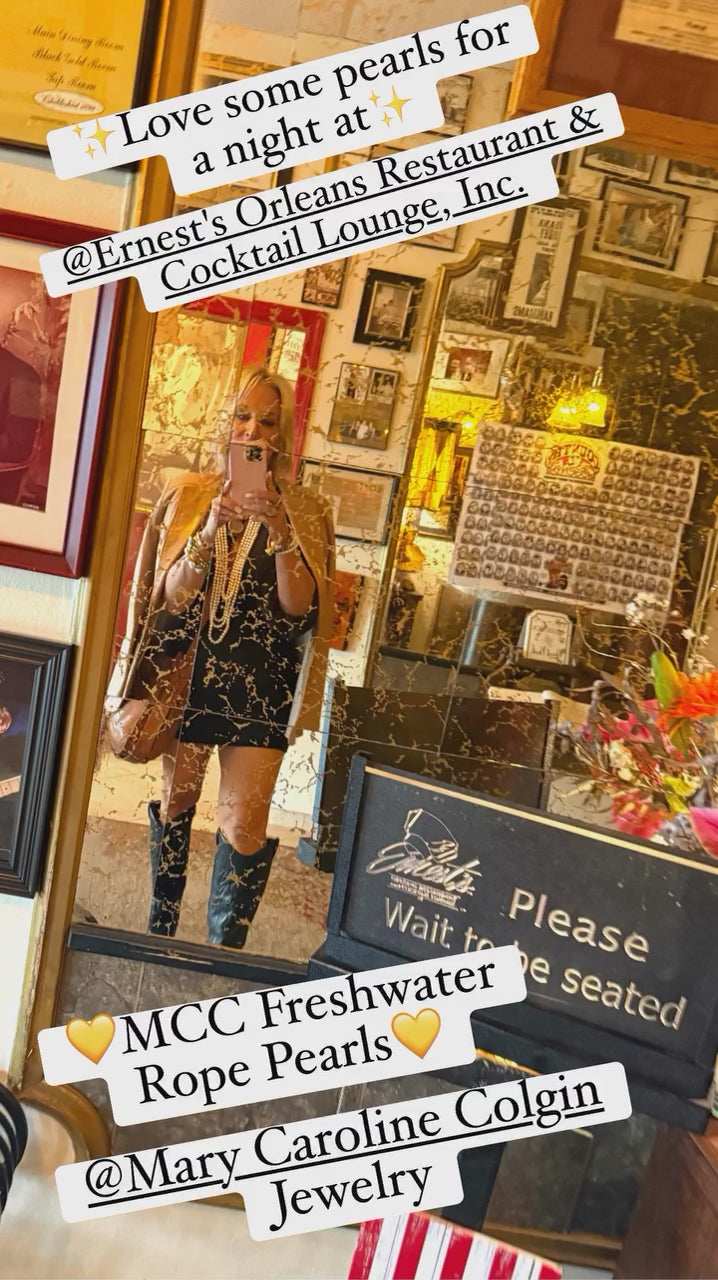 Freshwater pearl rope