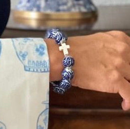 Chinoiserie Faith bracelet