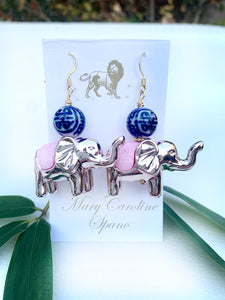 Preppy Elephant earrings